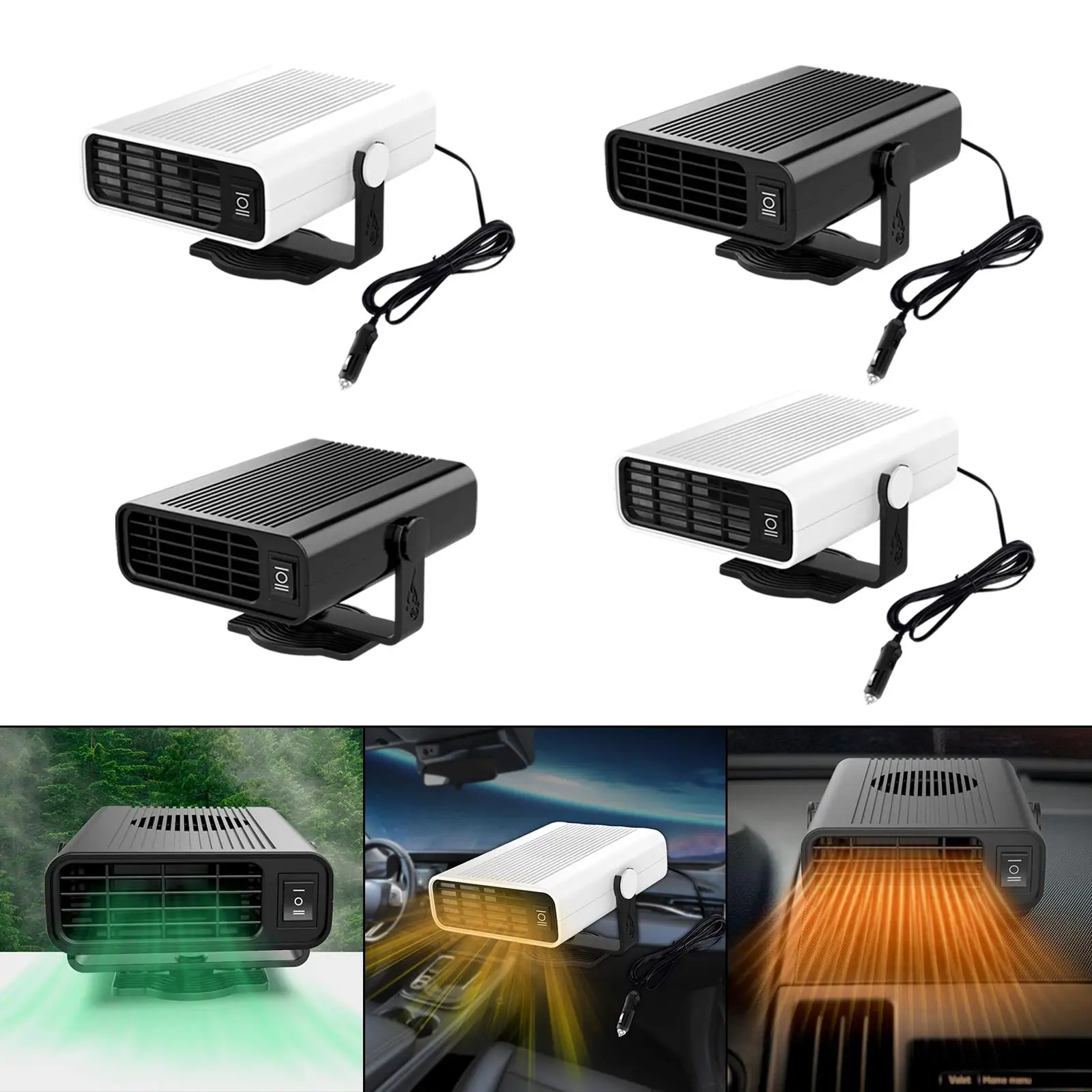 Portable Car Heater Defroster Fast Heating Auto Heater for Winter