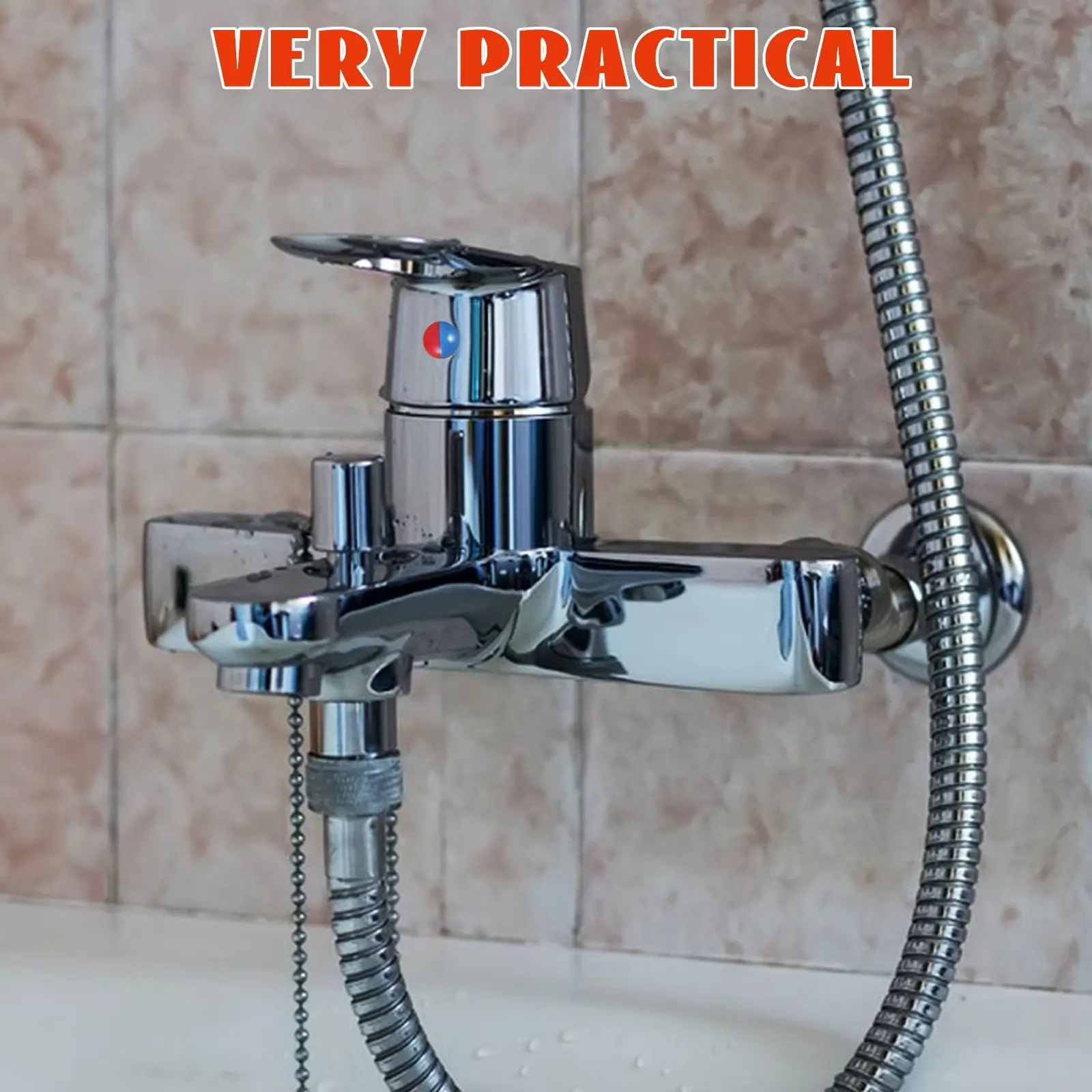 Kraangat 5-delig Universele Gootsteenkraan Cover Warm Koud Waterklep Keuken Badkamer Gootsteen Gat Stopper Accessoires