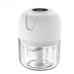 Mini Electric Garlic Chopper USB Meat Grinder Baby Food Mixer Sturdy Durable Crushed Ginger Vegetable Crusher Kitchenware