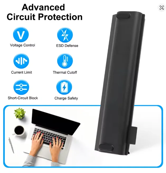 OPUYYM 10,8 V 4400 mAh Laptop-Akku, hochwertig, geeignet für Lenovo E430 V480 B490 E435 E535 E530 B590 B580++