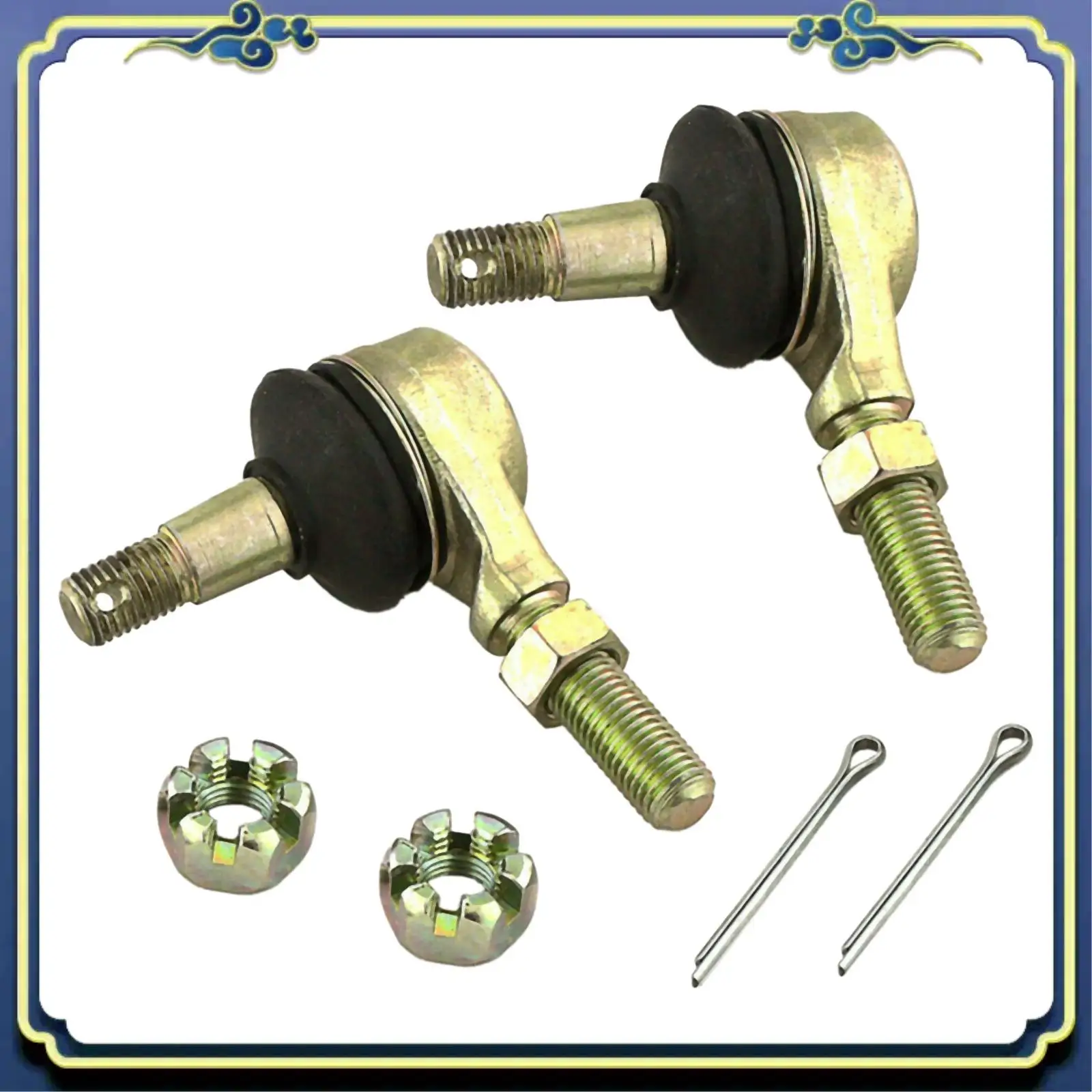 

AU16-ATV Upper And Lower Ball Joint Tie Rod Ball Joint Kit For Yamaha Warrior 350 YFM350 YFM-350 YFM350 1987-2004