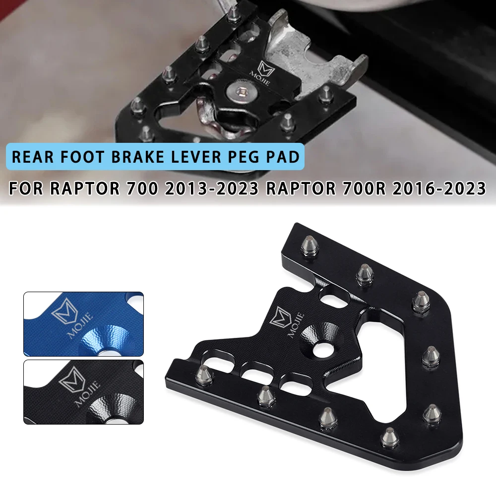 

Moto Parts Rear Foot Brake Lever Peg Pad Extension Enlarge Extender For YAMAHA RAPTOR 700/700R Raptor 700R YFM YFM700 YFM700R