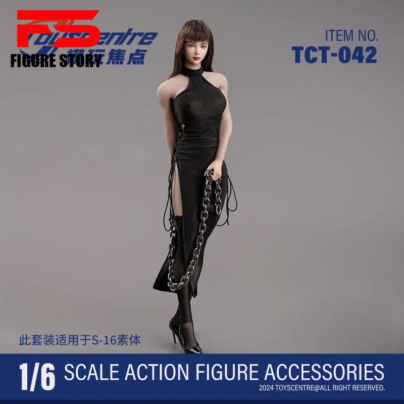

TCT-042 1/6 Scale Sexy High Waist Hollow Double Fork Strap Dress Samurai Sword Accessories For 12'' Action Figure Body Model