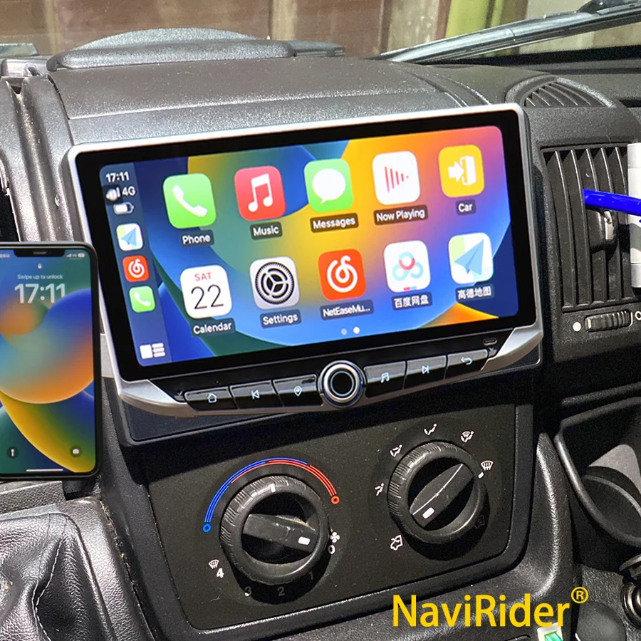 10.88inch Car Radio For Fiat Ducato Android 2007-2015 Citroen Jumper Peugeot Boxer Video Player Carplay Autoradio Multimedia GPS