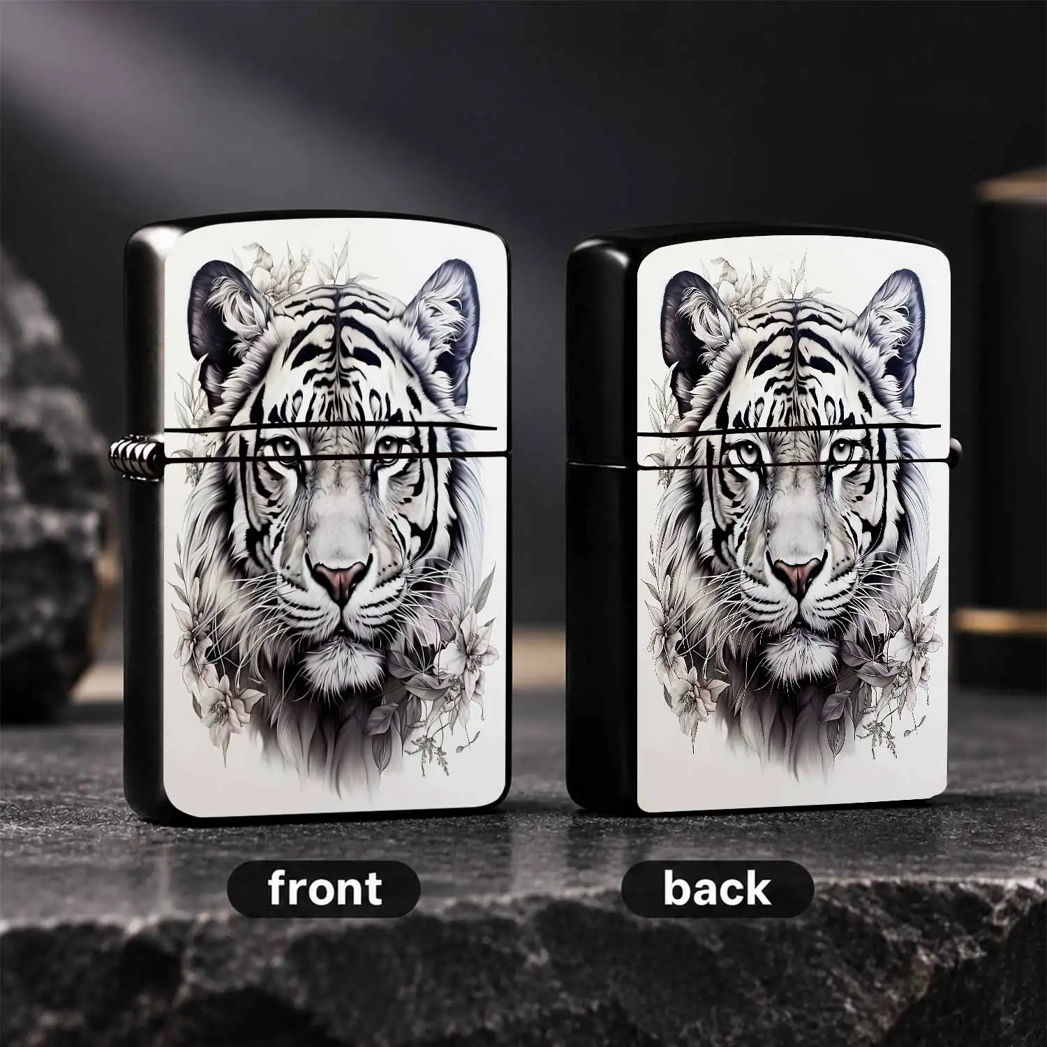 Creativefloral Themed Lighter, Artistic Lineworkfloral Pattern High Aesthetic Practical Ignition Tool, Suitable For Daily Home Use, Outdoor Adventures, Holiday Gifting, Multi-Scenario Applicable Exquisite Decorative Fun A Humorous And Inter