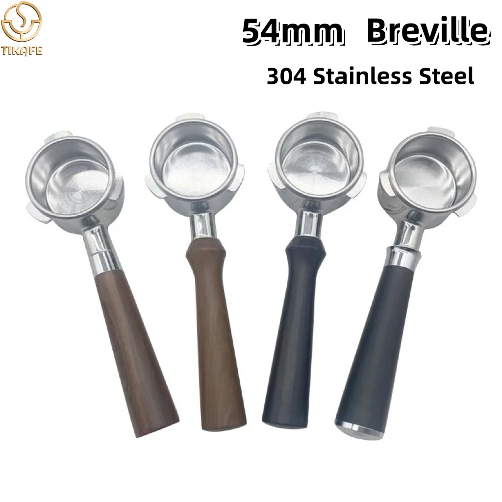 

Бездонный портафильтр 54 мм для кофемашин Breville Barista Express BES870XL, BES878, BES880, 3-уширенный, с корзиной на 18-20 г.