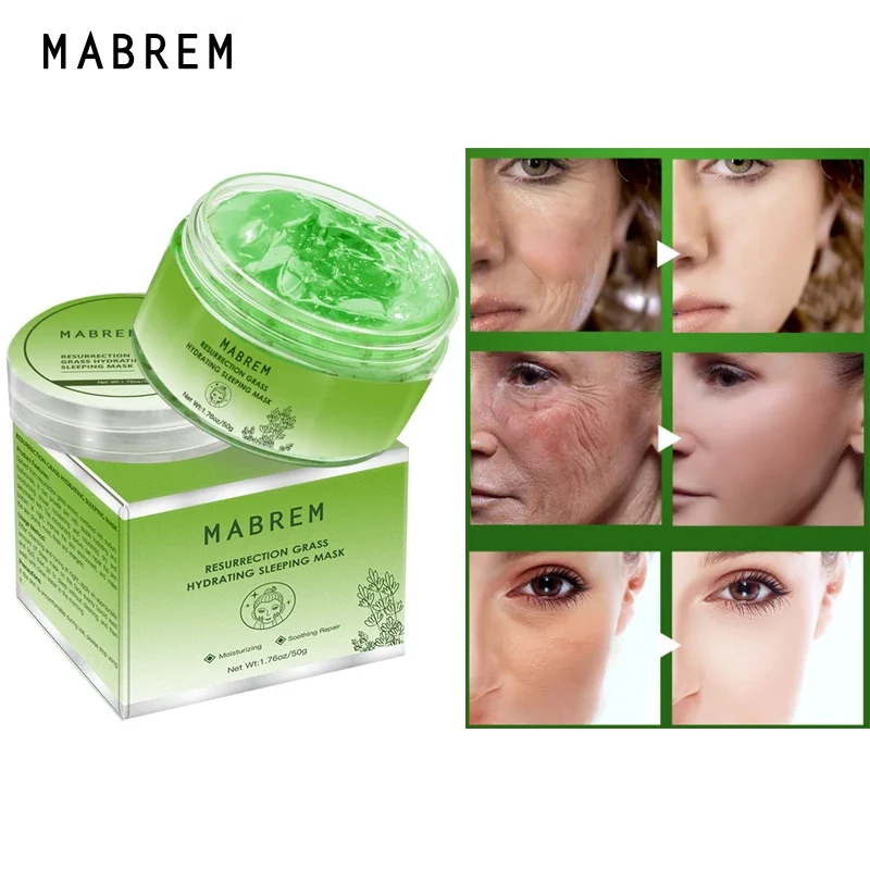 

MABREM Plant Hydrating Face Mask Moisturizing Anti-Aging Whitening Skin Care Revitalizing Cream Sleeping Facial Mask Treatment