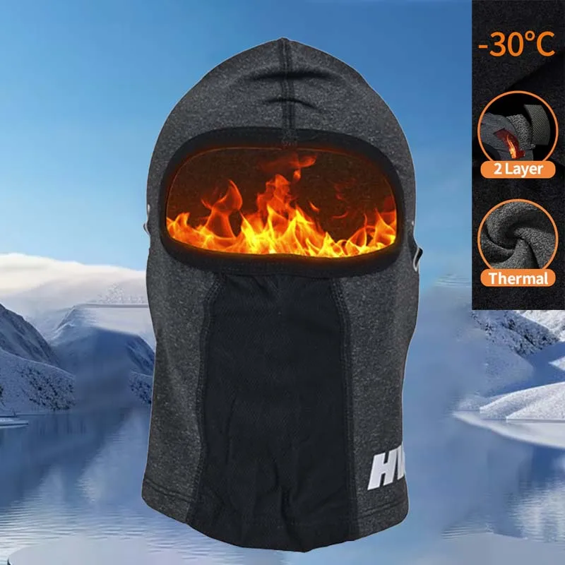 

Thermal Winter Balaclava Cycling Full Face Mask Warm Outdoor Sports Motorcycle Ski Fishing Hunting Mask Fleece Scarf Cap Bandana