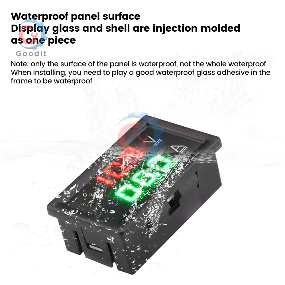 Изолированный Вольтметр Амперметр постоянного тока 300 В 50A 100A 200A 400A монитор литиевой батареи 12 В 24 в 36 в 48 в 60 в 84 в с датчиком открытия Холла