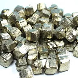 Natural High Density Cubic Pyrite Stone Fool's Gold Rough Irregular Ore Mineral Teaching Specimen Gemstone Ornaments