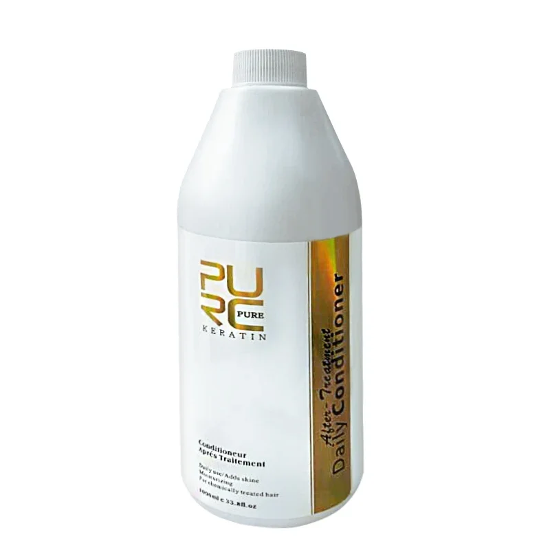 PURC 1000ml Keratin For Hair Straightening Treatment Smoothing Curly Frizzy Brazilian Keratin Hair Care Products Professional image 3