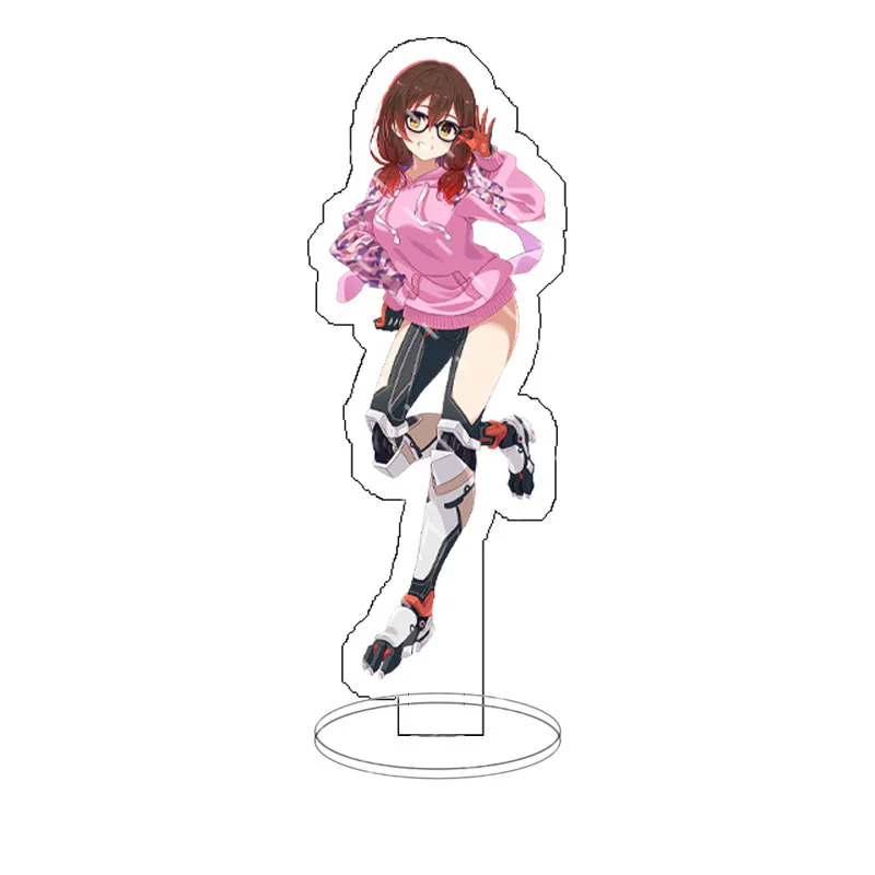 Hot Anime Hololive Vtuber Figure Acrylic 15cm Summer Festival Fuyukawa Inori Akai Kotoha  Stand Model Fans Gift