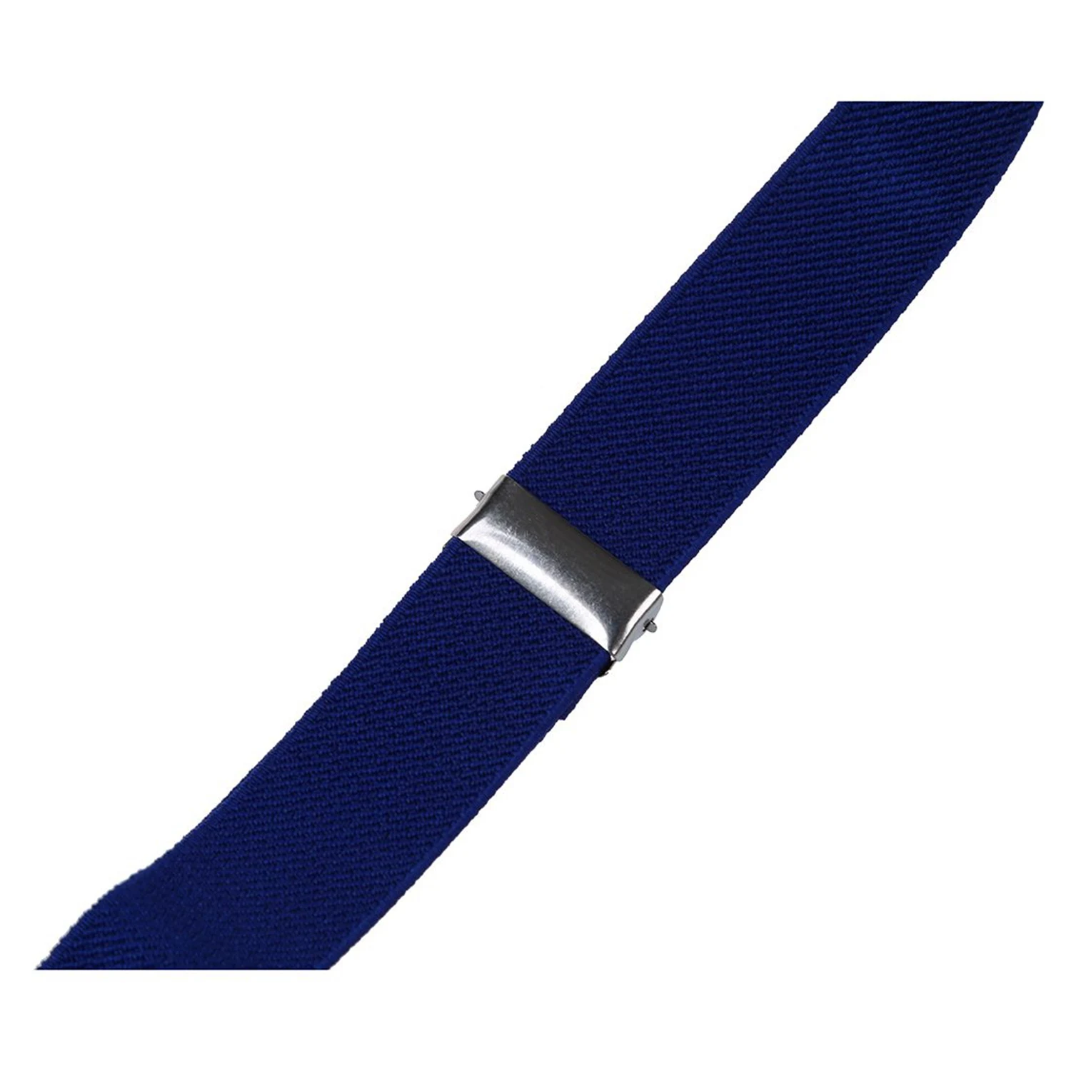 

ABRT-2X Adult Adjustable Metal Clamp Elastic Suspenders Braces Dark Blue & Black