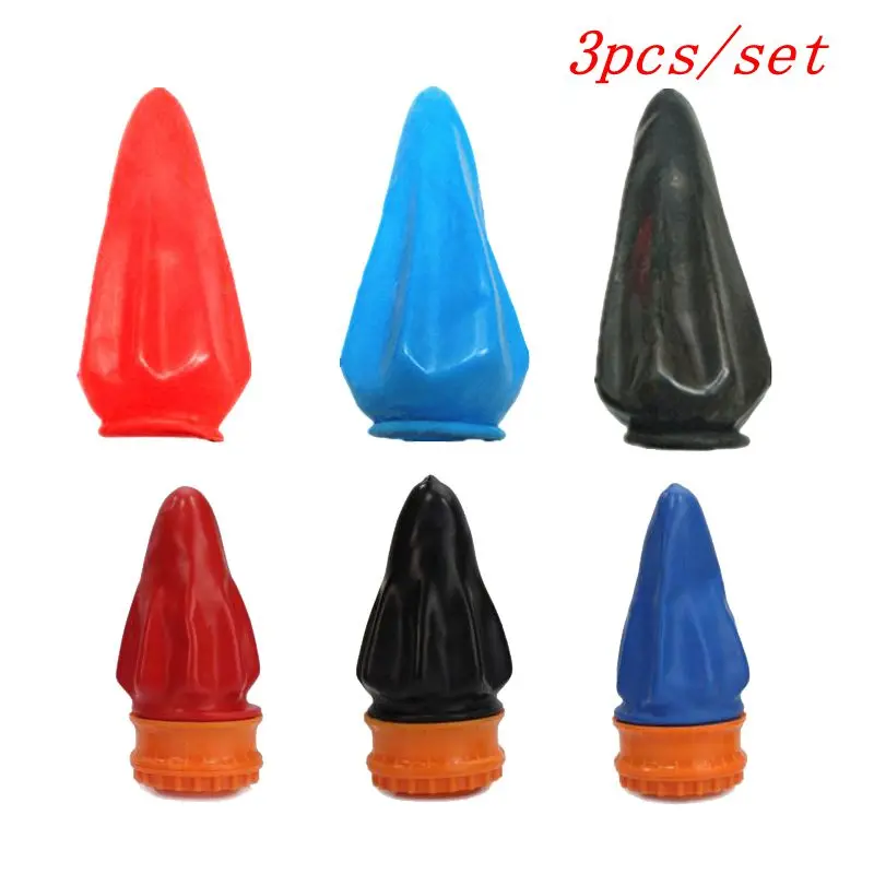 3PCS 11cm Outdoor Slingshot Cup Soft Elastic Latex Pocket Shot Game Shooting Target Hunting Entertainment Tactical Pouch Gear