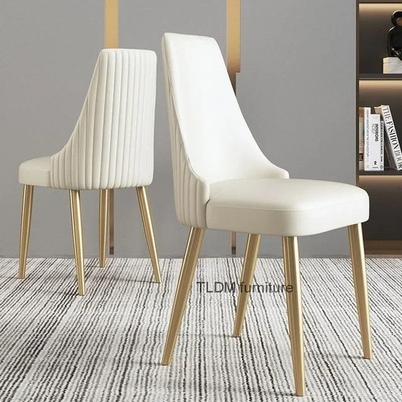 

Design Backrest Soft Dining Room Chairs Living Room Waiting Dining Table Hotel Soft Chair With Relaxing Pranzo Home Furniture