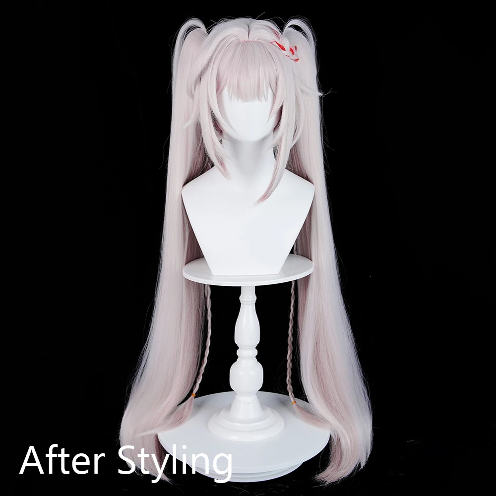L-email Wig Game Honkai Star Rail Sparkle Cosplay Wig 100cm Long Heat Resistant Synthetic Hair Wig with Halloween Anime+Wig Cap