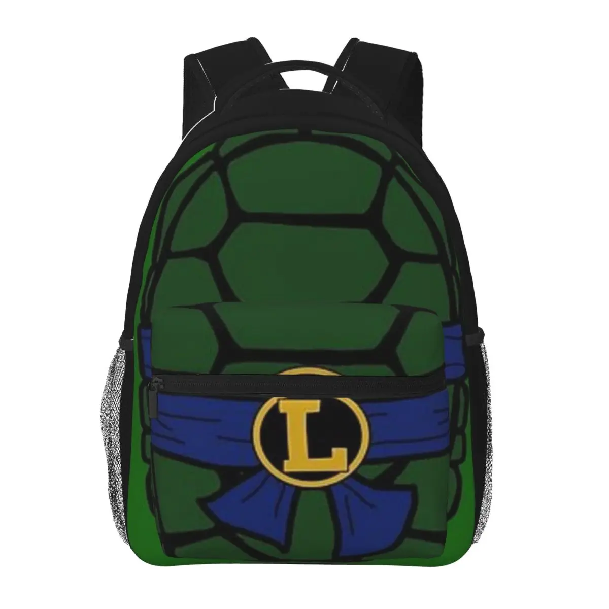 

Ninja Turtle Leo New Fashionable Schoolbag Students Backpacks Daily Rucksack Large Capacity Knapsack 16inch