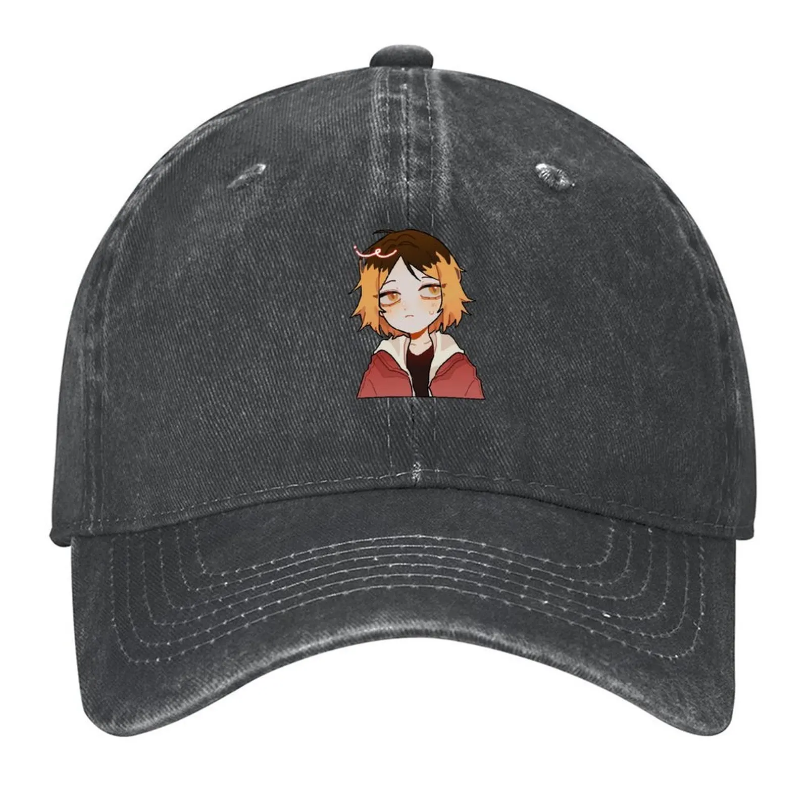 

Kenma Chibi Baseball Cap funny hat Horse Hat Mountaineering Designer Hat Men Caps Women's