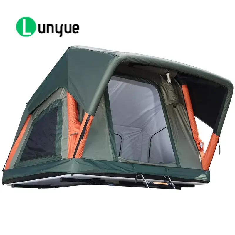 Foldable Automatic Inflatable Camping Tent Waterproof Outdoor SUV House Tent for Car Roof Top Adventure Travel Easy Setup