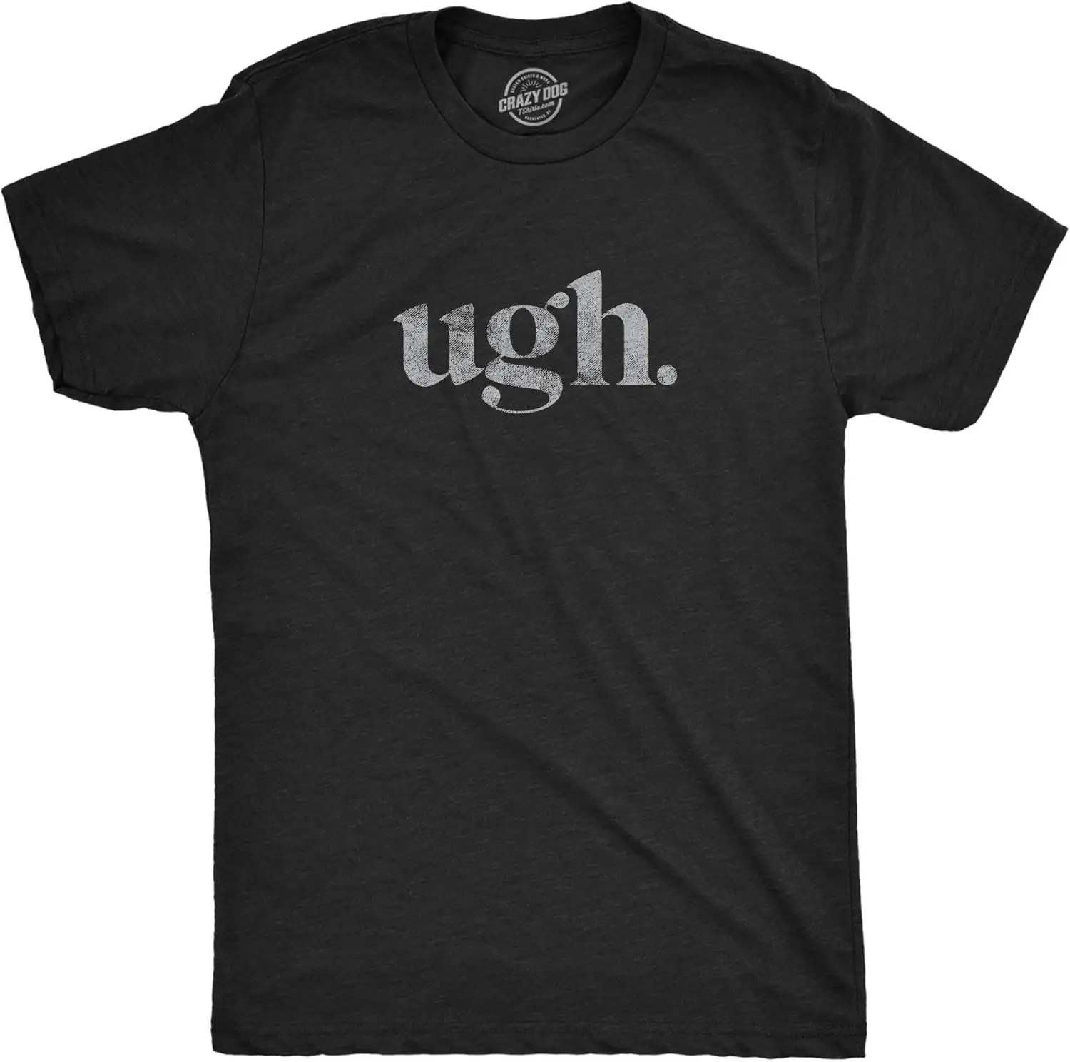 Ugh. T Shirt Funny Sarcastic Graphic Novelty Vintage 100% Cotton Trendy Y2K Short-Sleeve Tee – Soft, Quick-Drying, &
