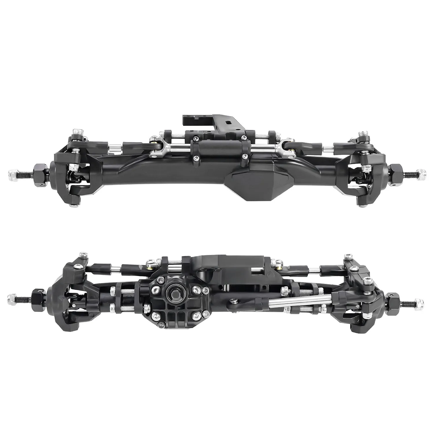 

Nylon Axle Assembly Front and Rear Straight Axles 1/10 RC Rock Crawler Upgrade Parts for Vanquish H10 Optic,SCX10,LCG,JEEP IJ