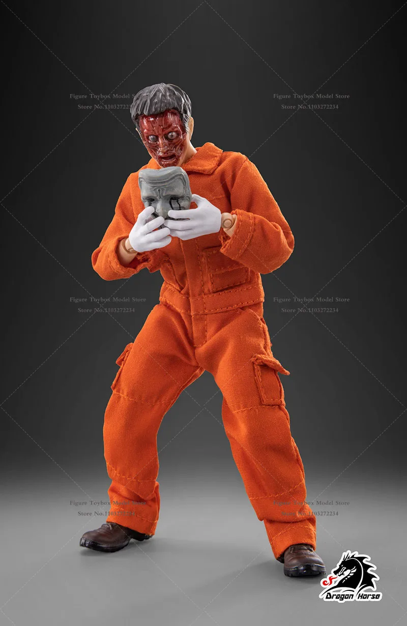 DRAGON HORSE DH-S003 1/12  SCP D-level Staff SCP-181 Movable Orange Lucky Man Action Figure Delicate Mini 6" Full Set Soldier