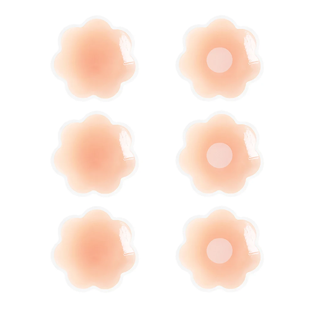Silikon Nippel Abdeckung wieder verwendbare Frauen Brust Blüten blätter heben unsichtbare Blüten