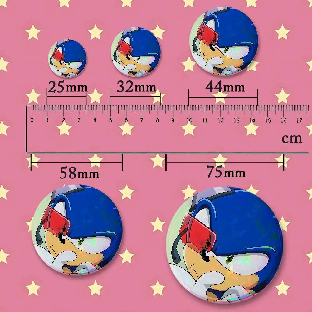 Cool H-HedgehogS HD Print Badges Pretty Round Display Brooches IP merchandise 32mm 58mm 75mm 44mm 25mm