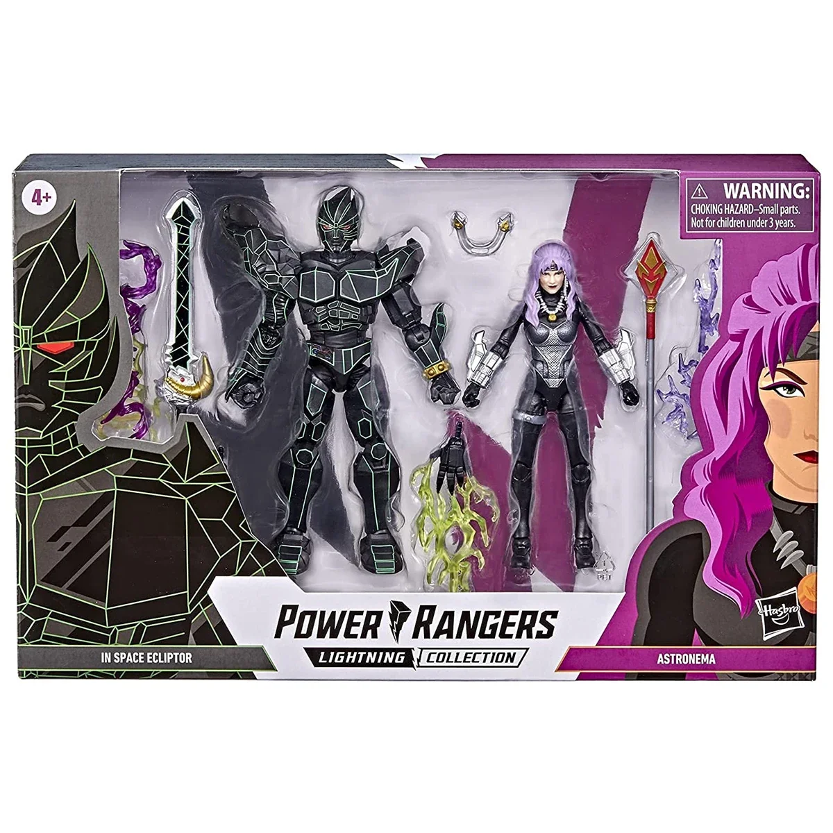 

Hasbro Power Rangers Lightning Collection in Space Ecliptor and Astronema 2-Pack 6-Inch Premium Collectible Action Figure Toys