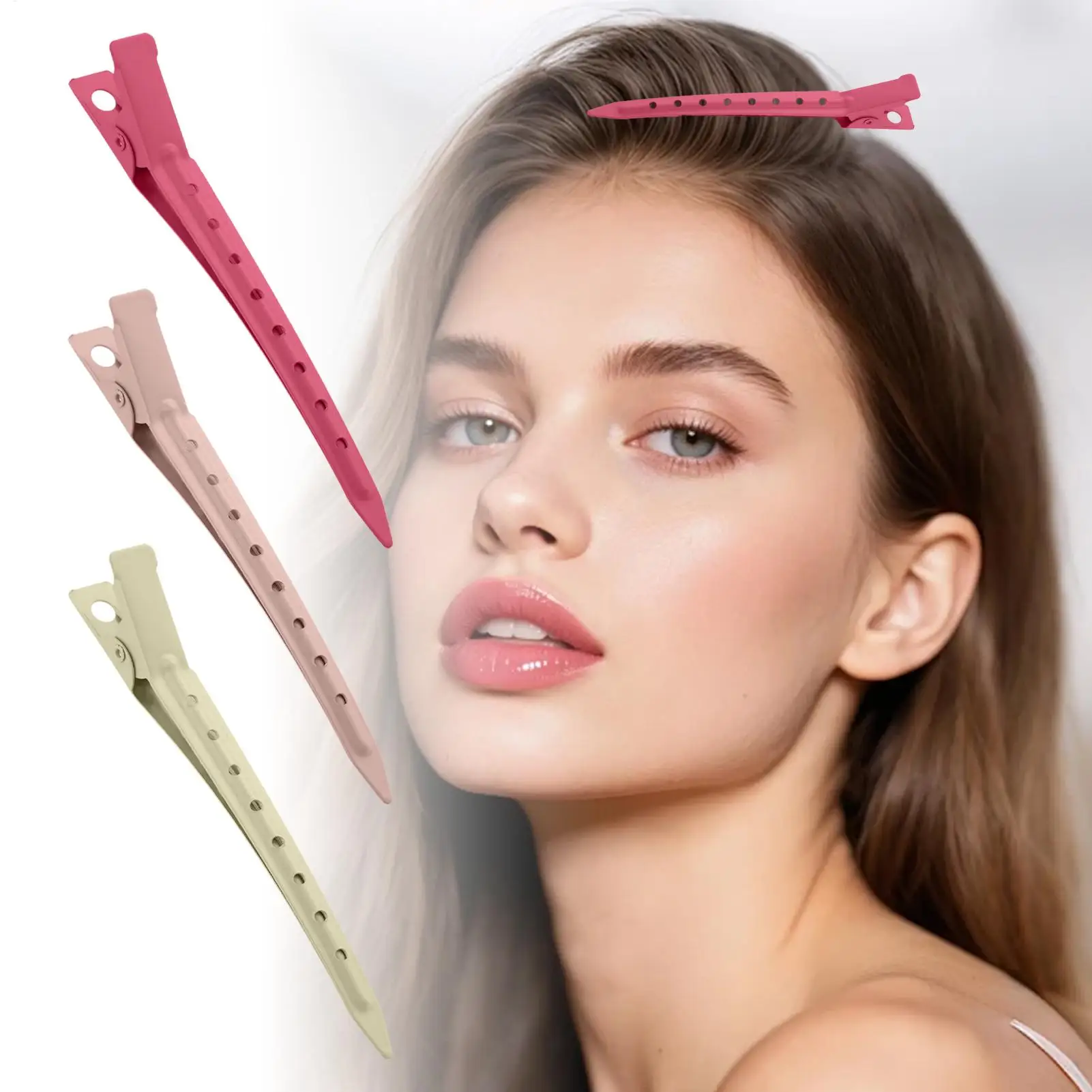 Professional Hairdressing Clips for Sectioning Styling Volumizing Salon Home Use by Children Lady Girls Teens Hair Styling