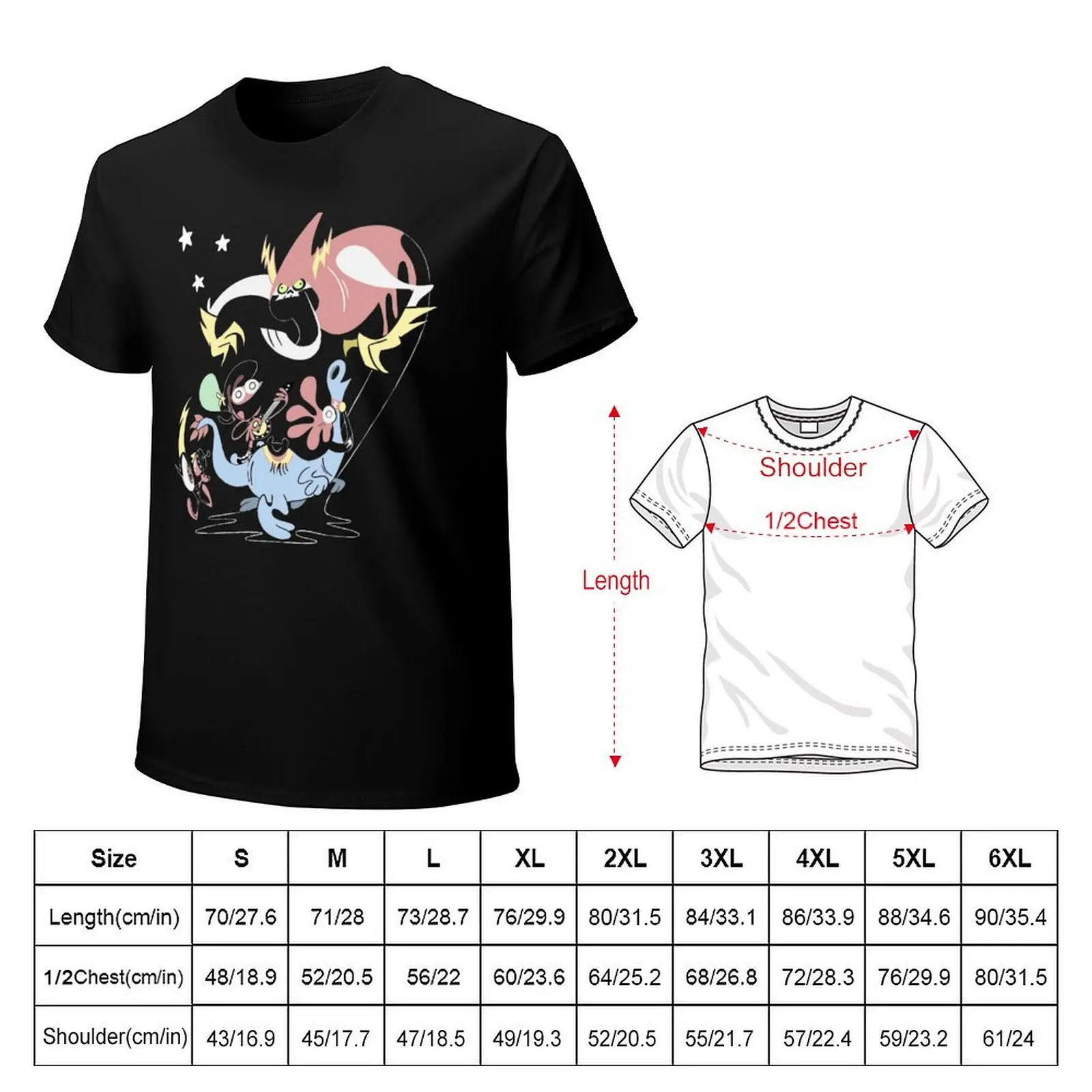 Wander and Friends T-Shirt anime t shirts plus sizes tees heavy weight t shirts for men