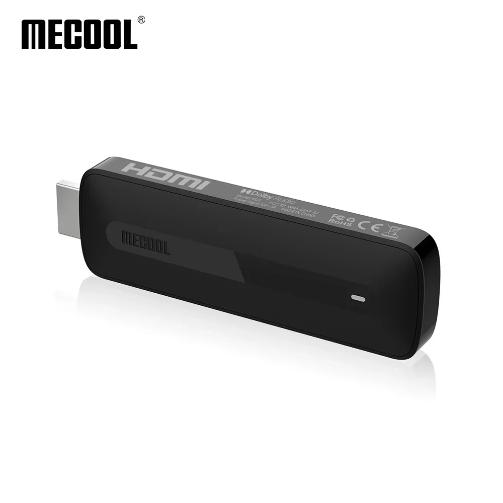 MECOOL KD3 TV Dongle Stick Android 11 Amlogic S905Y4 2GB 8GB BT5.0 2,4G/5G WiFi Android TV Stick con Control remoto