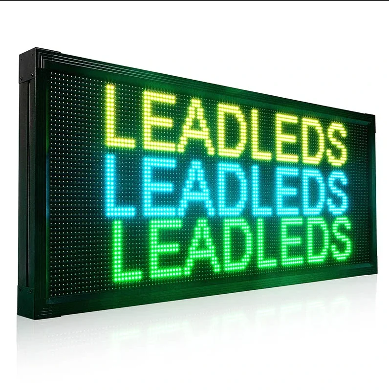 Imagem -02 - Outdoor Impermeável Led Video Display Screen p8 Full Color Wi-fi Quadro de Mensagens Super Bright Iluminação Publicitária Programável Rgb