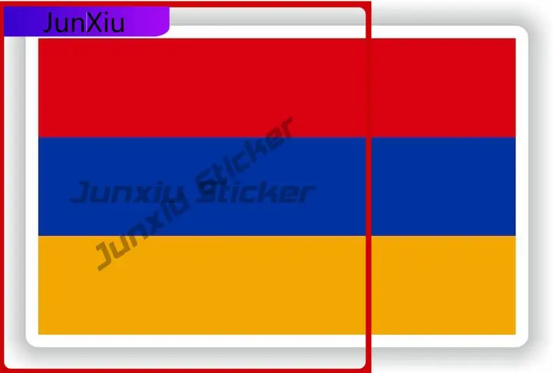 

Armenia Flag Sticker Cover Scratches Decoration Accessory For Bumper Bodywork Laptop Book Fridge Guitar Motorcycle Helmet Toolbo
