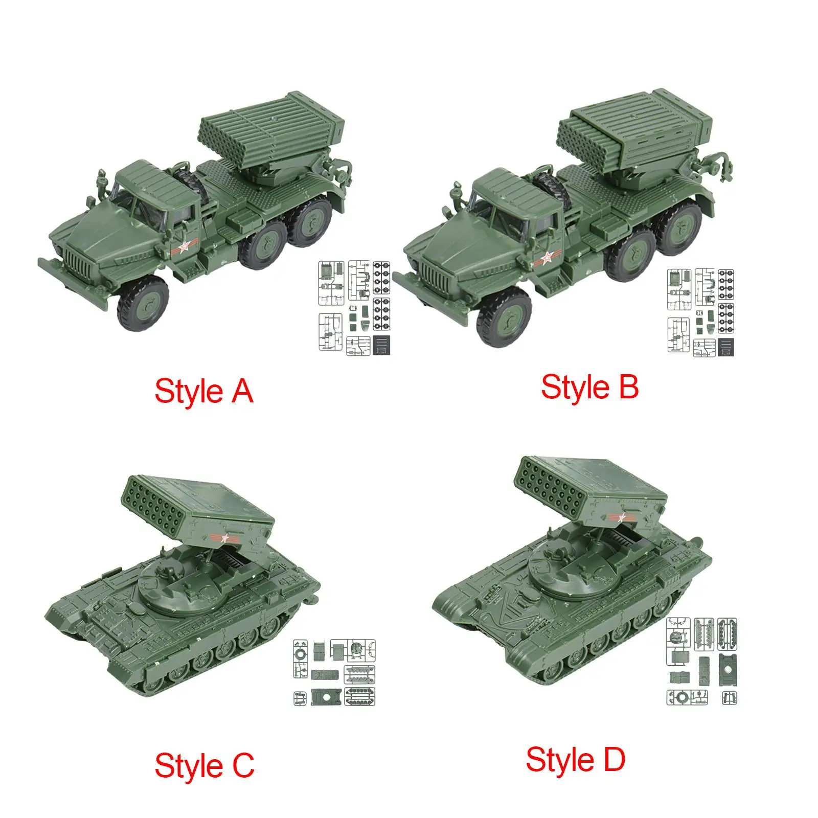 1/72 Vehicle Model Building Kits Model Car Building Toys for Collection Tabletop Decor Educational Toy Children Boys Display