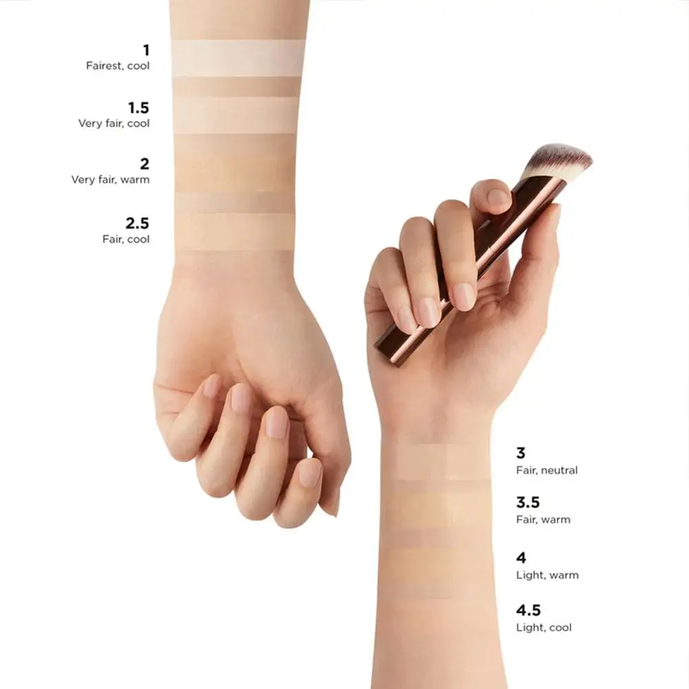 15ML Hydrating Concealer Matte Liquid Foundation Fast Dry Long Lasting Makeup Light Concealer with Dry Mixed Oily Skin Moist