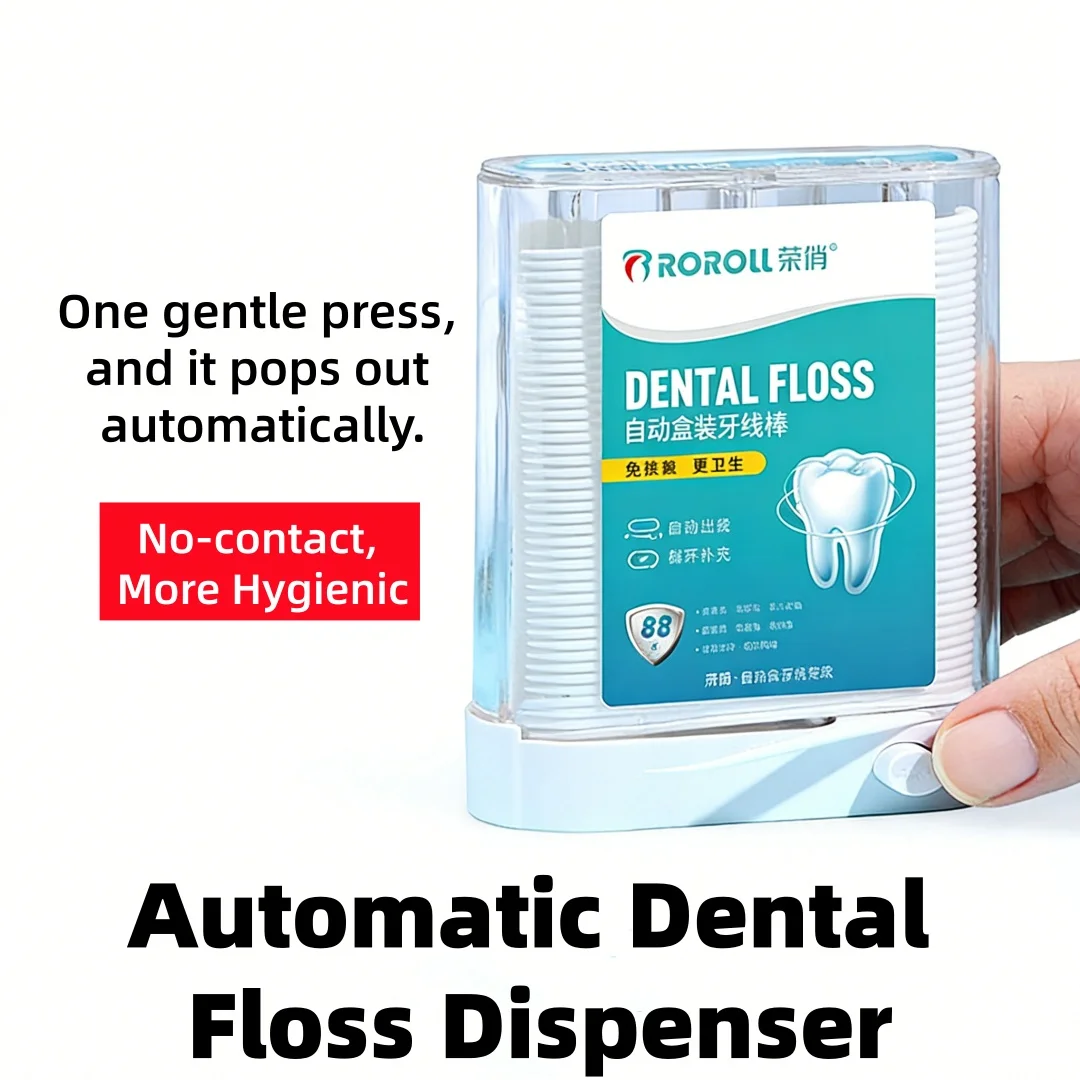 Boîte de fil dentaire automatique YS00018-88PCS, boîte de tige de fil dentaire pour pack domestique, peut être complétée pour un usage domestique