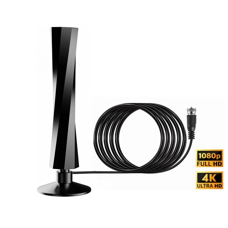 Antena de TV para Smart TV antigua, amplificador de señal Digital de largo alcance, Cable de 10 pies, 4K, 1080P, más de 120 millas