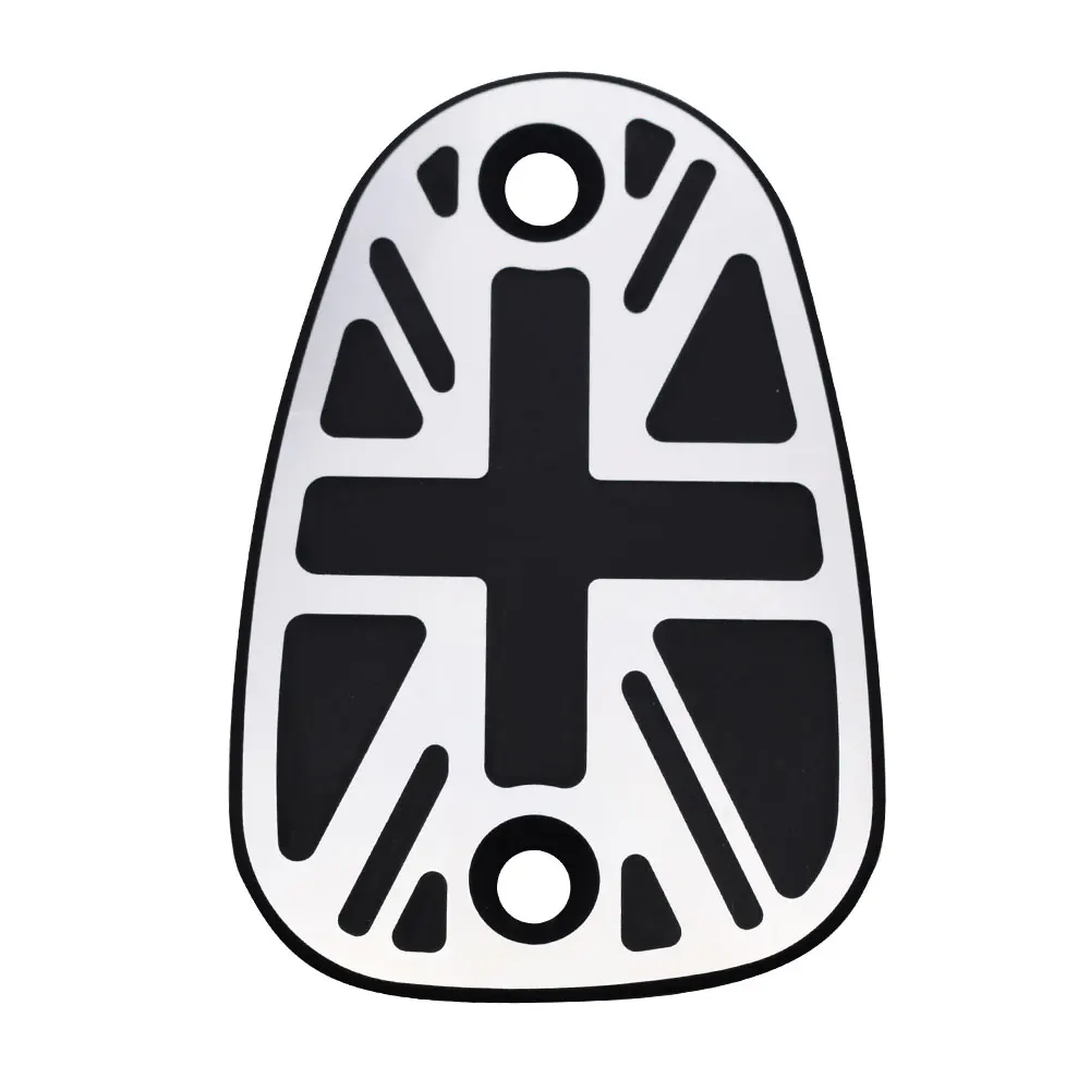 Piezas de motocicleta para depósito de freno delantero, cubierta de tapa de disco de cilindro maestro para Triumph Bonneville T100 T120 Black America Speedmaster