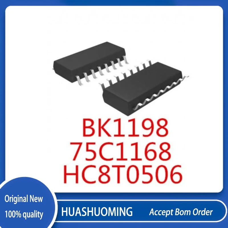 10Pcs/Lot    BK1198   SN75C1168NSR  SN75C1168   75C1168       HC8T0506   SOP-16