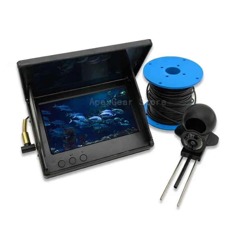 

Underwater Finder Camera for Shallow/Deep/Muddy Water 4.3 Inch Clarity Screen IPS 6 Hours Endurance Night Vision 15/30M Cable