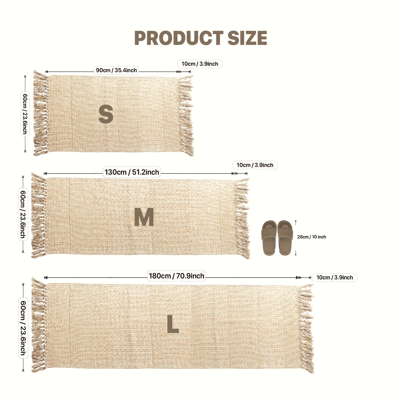 1 Piece, 1500g Per Square Meter,woven-textured Camel-beige Two-tone Blended Sofa Dust-proof Mat/rug; Designer-recommended Style;