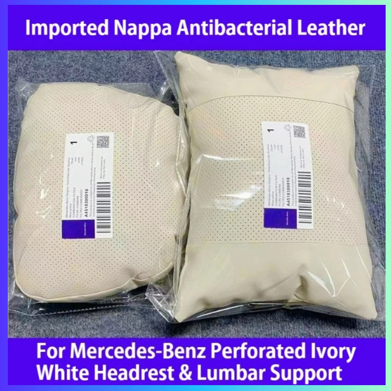luxury-nappa-leather-car-headrest-pillow-for-mercedes-benz-e-glc-gle-gls-oem-style-neck-support-waist-cushion-set