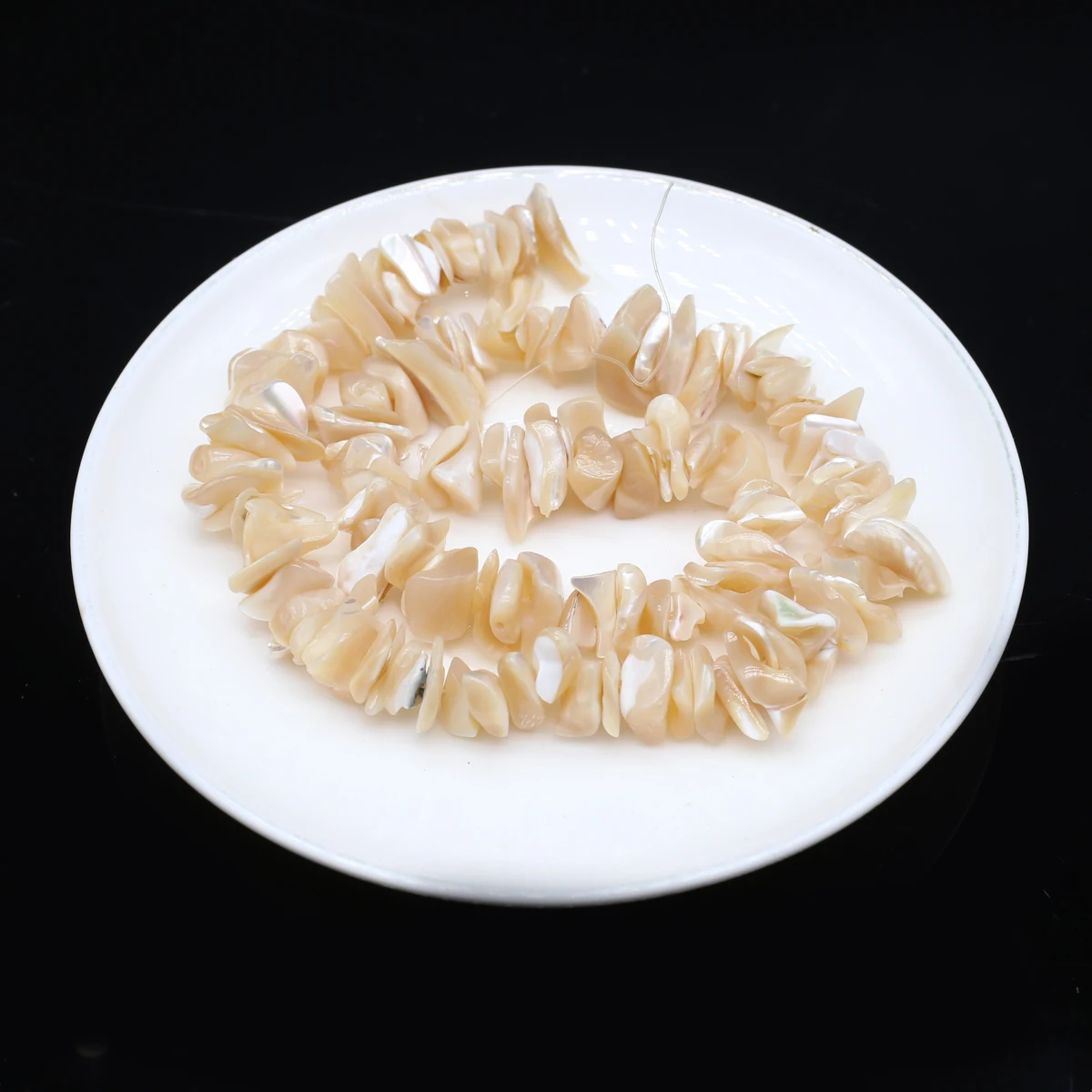 16-18mmGelb Unregelmäßige Shell Natürliche Süßwasser Perle Exquisite Schmuck Machen DIY Halskette Armband Ohrringe Zubehör Frauen Geschenk