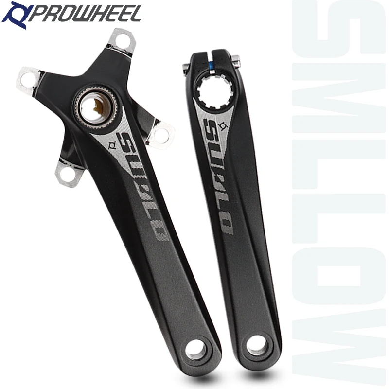 

PROWHEEL 96BCD Mountain Bike Crank Hollow One-Piece Crank 8/9/10/11Speed Positive Negative Tooth Single Disc Bicycle Accessories