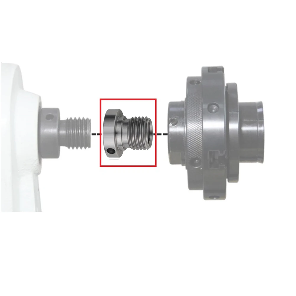 

For Wood Lathe Chuck Adapter with Screw Thread for Lathe Spindle Fits 18mm to 33mm Thread Sizes for For Wood Turning Tools