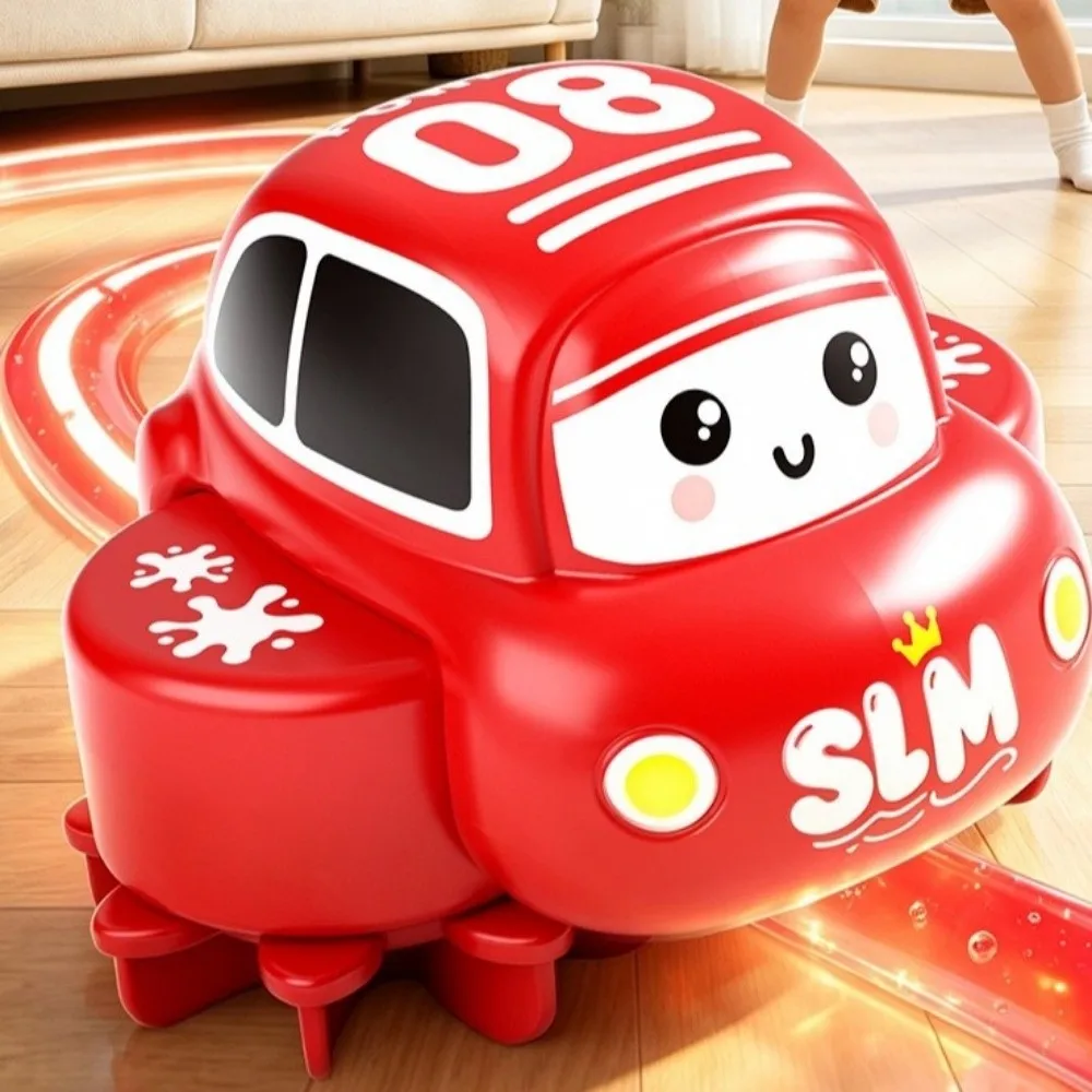 Rail Car DIY Assemble Electric Train Magical Dream with Crystal Mud Track Car Changeable Track Variable Track Car Male Female