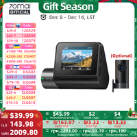 Global 70mai Dash Cam A200 Dual-channel Record 1080P HDR 2'' IPS Screen 24H Parking Monitor 70mai Car DVR A200 WIFI APP 130° FOV