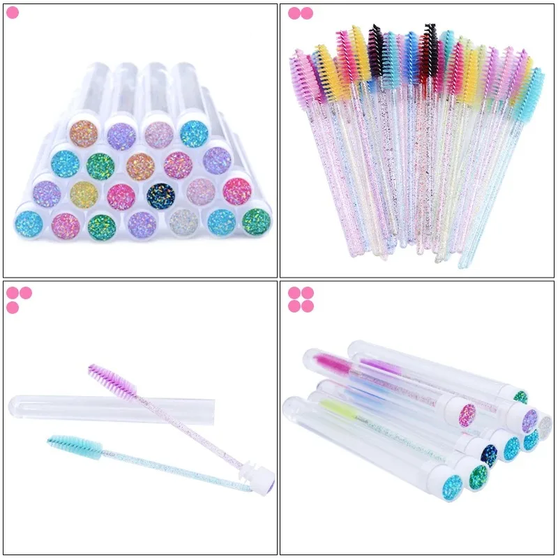 Applicateurs de maquillage réutilisables pour cils, tube de brosse à cils Dust-Verde, étui de baguette de mascara, conteneur de resubdivision, vente en gros, offre spéciale