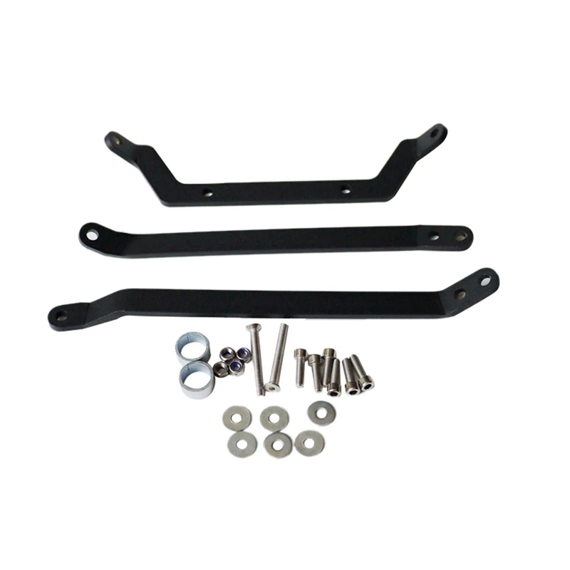 Luggage Bracket Three Box Bracket Reinforcement Fixed Rod Tailbox Side Support Black Metal For Voge DS525X DS525 X DS 525X